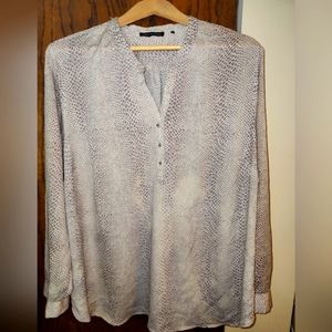 Violet and Claire animal print blouse